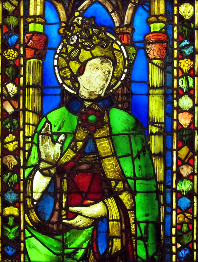 holy pope within a tabernacle
